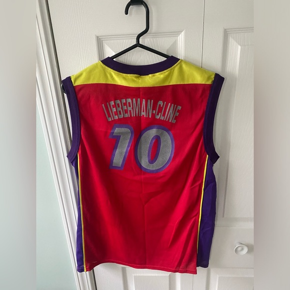 NANCY LIEBERMAN CLINE Phoenix MERCURY Vintage Champion WNBA Jersey Large L EUC - Picture 2 of 2